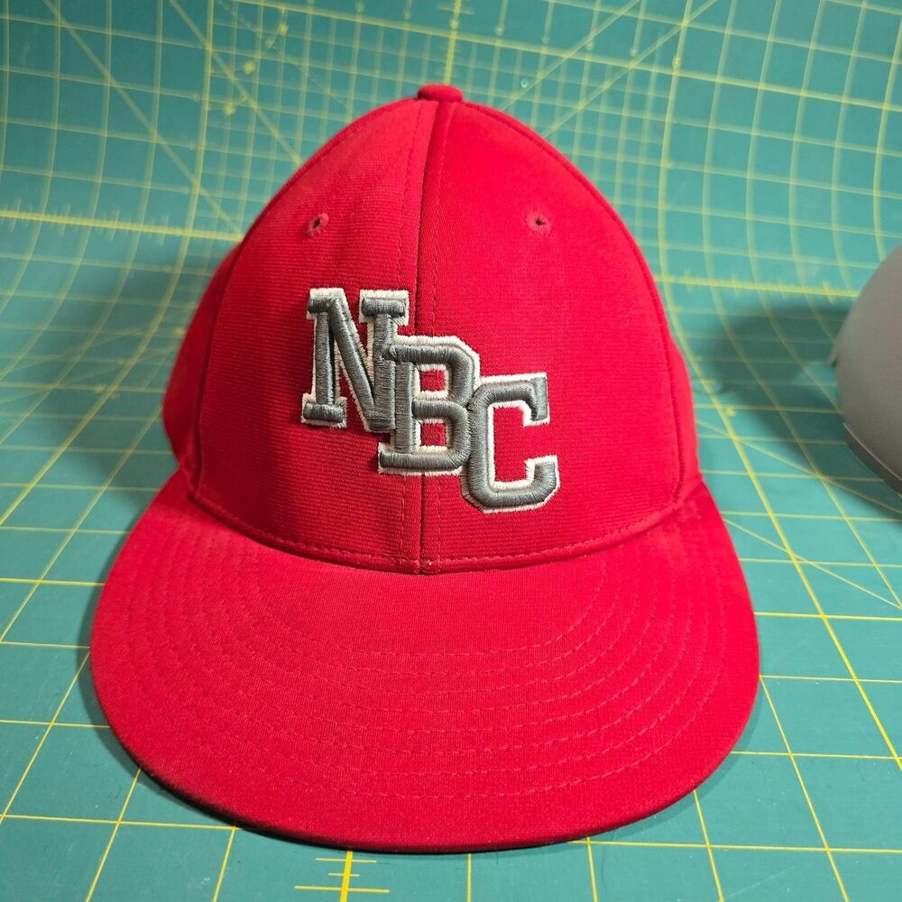 Richardson PTS20 Flexfit Hat Cap Red NBC Logo XS-SM Baseball Fan Apparel